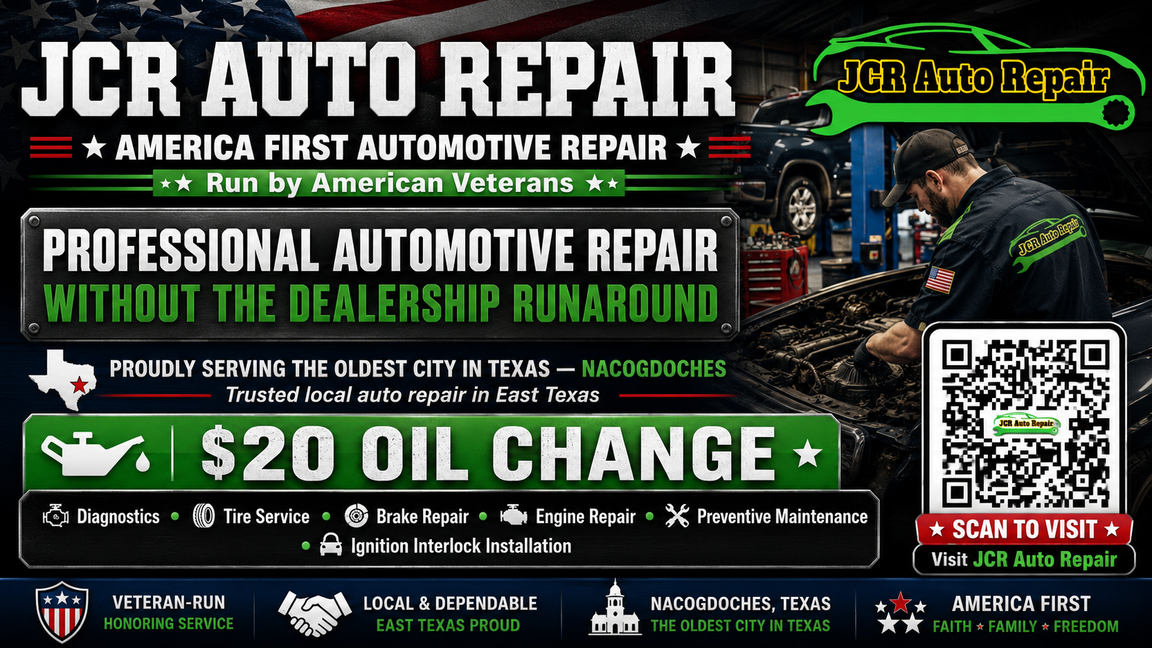 JCR Auto Repair in Nacogdoches Texas