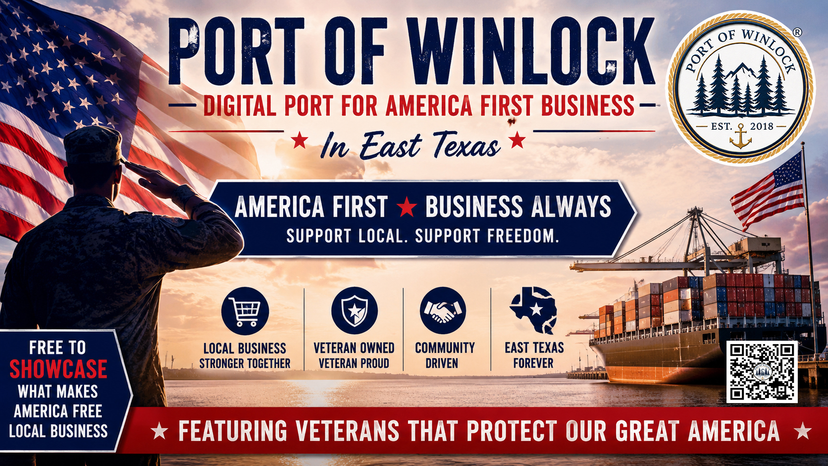 Port of Winlock Digital Port for America First Business